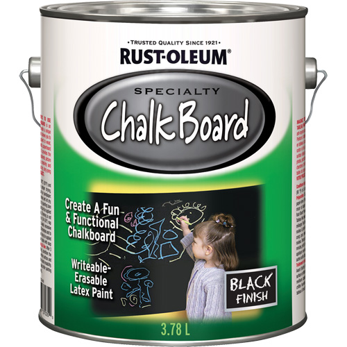 Specialty Chalk Board Paint, 3.78 L, Gallon, Black WestPier