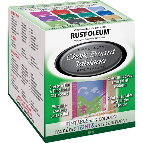 Specialty Chalk Board Paint, 824 ml, Kit, Tint Base WestPier