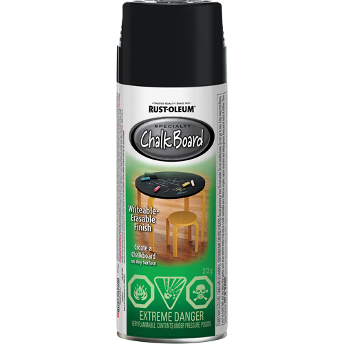 Specialty Chalk Board Paint, Aerosol Can, Black WestPier