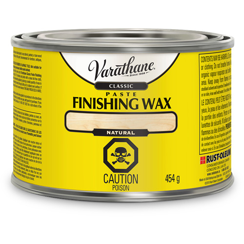 Cire de finition en p&acirc;te classique Varathane, 450 g, Naturel, Mat WestPier