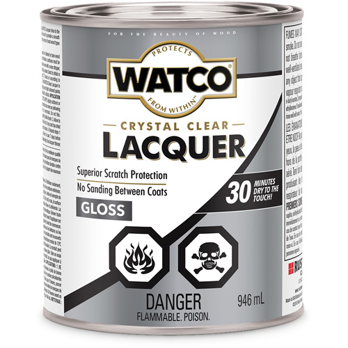 Watco&reg; Lacquer Wood Finish, 946 ml, Clear, Gloss WestPier