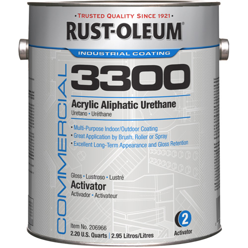 Syst&egrave;me 3300 de rev&ecirc;tement aliphatique &agrave; base dur&eacute;thane et dacrylique, 1 gal., Brillant WestPier