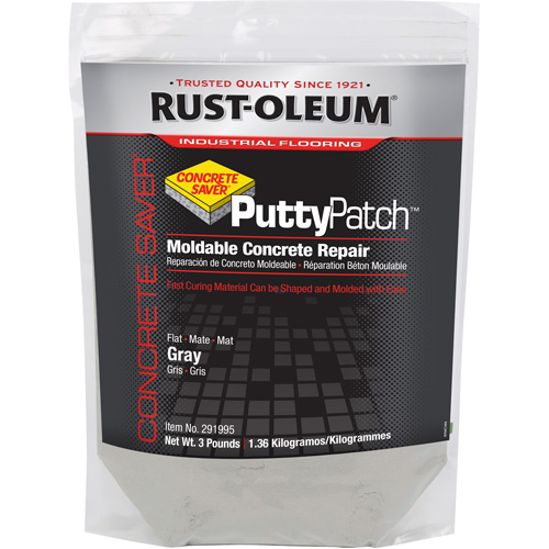 Concrete Saver Putty Patch Patching Material, Bag, Grey WestPier