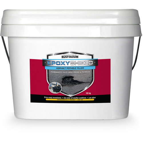 Remplisseur de nids-de-poule dasphalte EpoxyShield, Seau, Noir WestPier