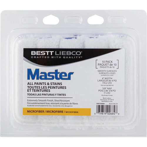 Couvre-rouleau en microfibre Master, Nap 10 mm (3/8"), 101,6 mm (4") l WestPier