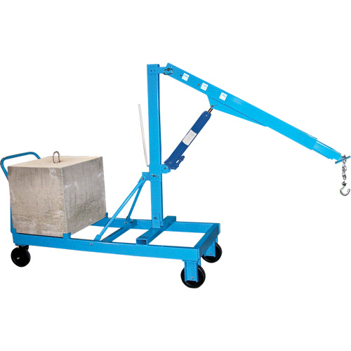 Floor Cranes - Reverse Boom, 8' Lift, 1000 lbs. (0.5 tons), 57" Arm, 78" H WestPier