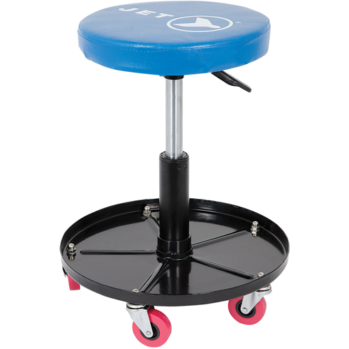 JMS-642A Adjustable Mechanic's Roller Seat, Vinyl, Blue, 300 lbs. Capacity WestPier