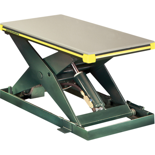 Hydraulic Backsaver Scissor Lift Table, Steel, 24" W x 48" L, 2000 lbs. Capacity WestPier