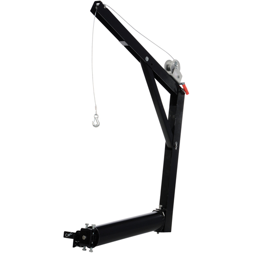 Hitch Mounted Truck Jib Crane, 600 lbs. (0.3 tons) Capacity, 84-5/8" Max. Clearance WestPier