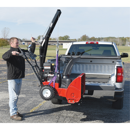 Hitch Mounted Truck Jib Crane, 600 lbs. (0.3 tons) Capacity, 84-5/8" Max. Clearance WestPier