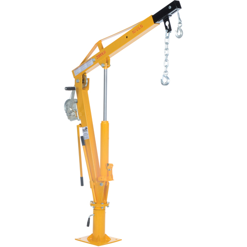 Winch Operated Truck Jib Crane, 1000 lbs. (0.5 tons) Capacity, 86-1/2" Max. Clearance WestPier