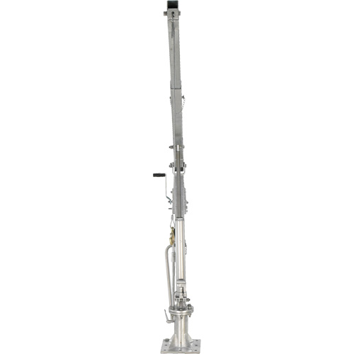 Winch Operated Truck Jib Crane, 1000 lbs. (0.5 tons) Capacity, 97" Max. Clearance WestPier