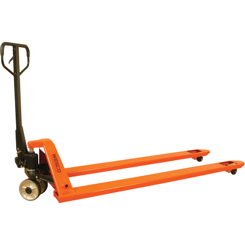 Long Fork Pallet Truck, 70" L x 27" W, 4400 lbs. Capacity WestPier