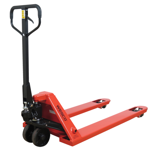 Transpalette, Acier, 48" lo x 27" la, Capacit&eacute; 5500 lb WestPier