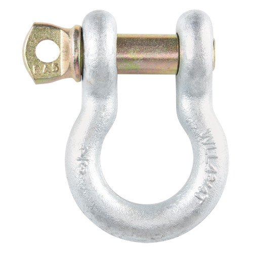 Screw Pin Anchor Shackle, 3/16", Screw Pin, Hot Dip Galvanized WestPier