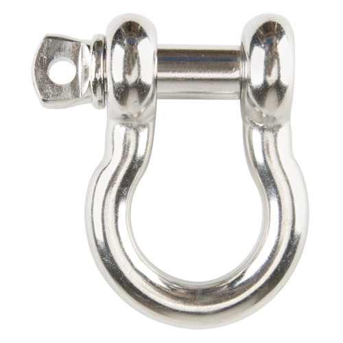 Screw Pin Anchor Shackle, 7/16", Screw Pin, Stainless Steel WestPier