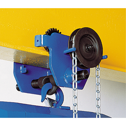 Corso&reg; Geared Trolley, 4000 lbs. (2 tons) Capacity, 2-3/5" - 8-2/3" WestPier