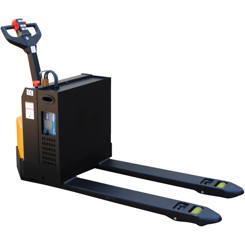 Fully Powered Electric Pallet Truck, 4500 lbs. Cap., 48" L x 30.25" W WestPier