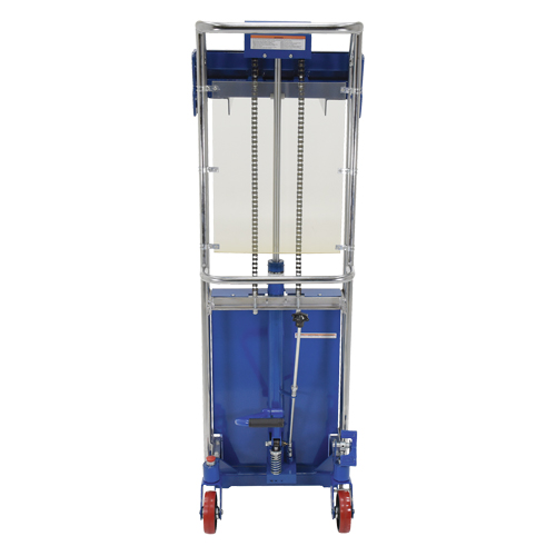 Gerbeur Hefti-Lift, M&eacute;canisme Pompe au pied, Capacit&eacute; de 880 lb, Levage max de 59" WestPier