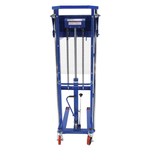 Hefti-Lift Load Stacker, Foot Pump Operated, 1500 lbs. Capacity, 63" Max Lift WestPier