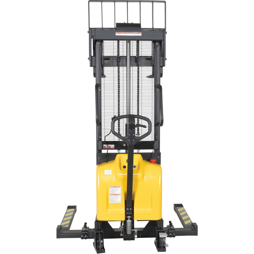 Gerbeur pour chariot &eacute;l&eacute;vateur, Fonctionnement &eacute;lectrique, Capacit&eacute; 2000 lb, Lev&eacute;e max 63" WestPier