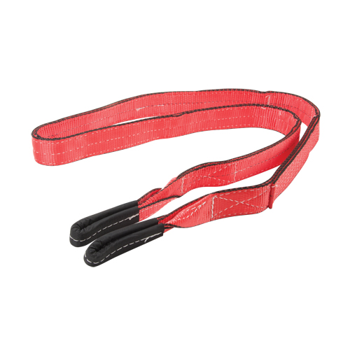 Polyester Sling, Double Ply, Twisted Eye, Type 4, 2'' W x 8' L, 6200 lbs. Vertical Cap. WestPier