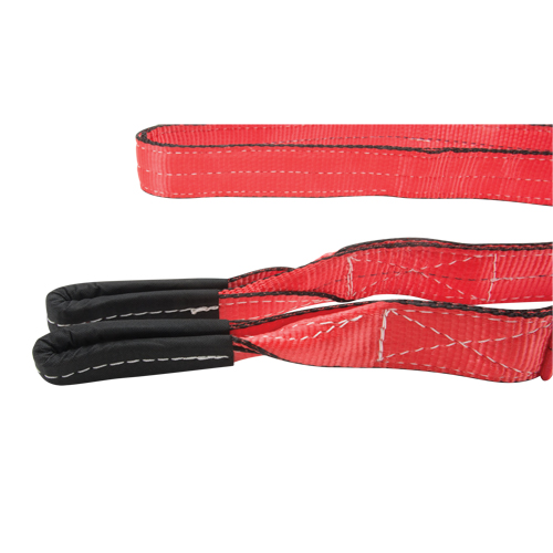 Polyester Sling, Double Ply, Twisted Eye, Type 4, 2'' W x 8' L, 6200 lbs. Vertical Cap. WestPier