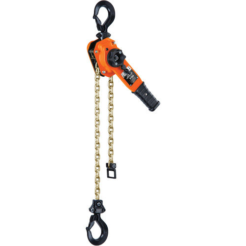 Series 653-A Ratchet Lever Hoist, 10' Lift, 3000 lbs. (1.5 tons) Capacity, Steel Chain WestPier