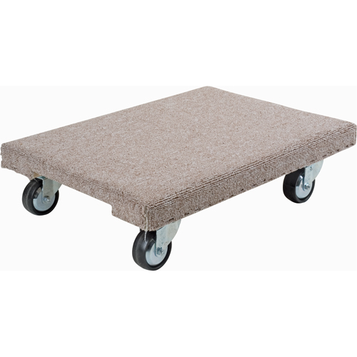 Wood Dollies - Medium-Duty, Polyolefin Wheels, 900 lbs. Capacity, 18" W x 24" D x 7" H WestPier