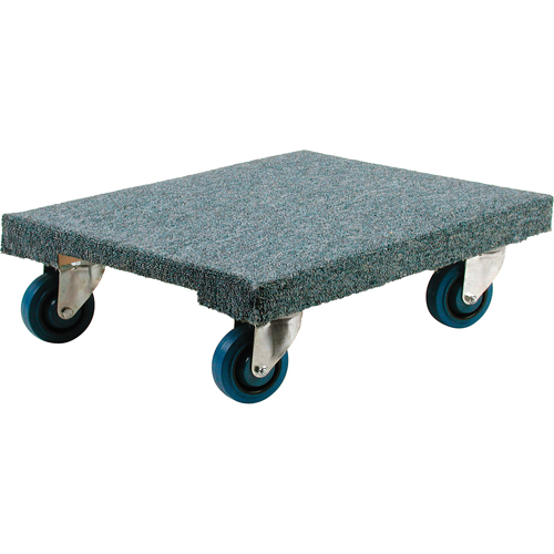 Wood Dollies - Heavy-Duty, Rubber Wheels, 1400 lbs. Capacity, 18" W x 24" D x 7" H WestPier