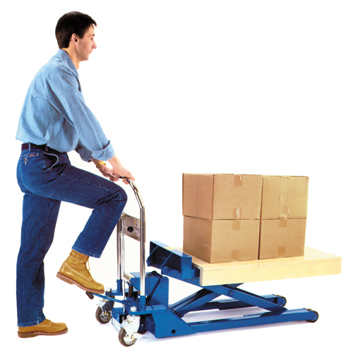 Low Profile Dandy Lift Scissor Lift Table, 37-1/10" L x 19-7/10" W, Steel, 1100 lbs. Capacity WestPier