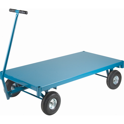 Platform Trucks - Ergonomic Platform Wagon Trucks, 30" W x 60" L, 1000 lbs. Capacity WestPier