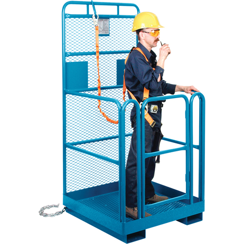 Nacelle &eacute;l&eacute;vatrice pour travail en hauteur, 36" x 36" x 72" h, Capacit&eacute; de 1000 lb, Acier WestPier