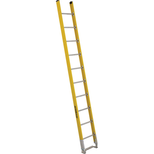 Single Section Straight Ladder - 6100 Series, 10', Fibreglass, 375 lbs., CSA Grade 1AA WestPier