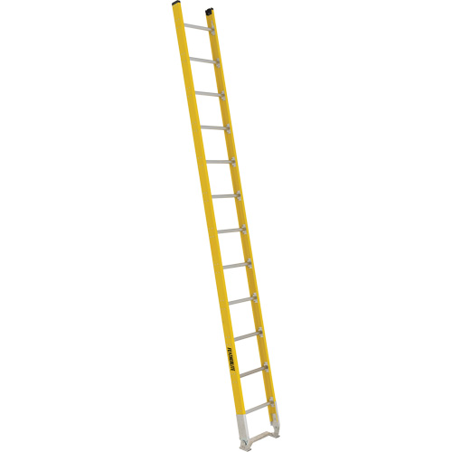 Single Section Straight Ladder - 6100 Series, 12', Fibreglass, 375 lbs., CSA Grade 1AA WestPier