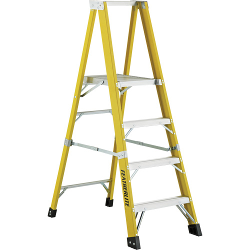 Industrial Heavy-Duty Platform Stepladders (6500 Series), 6', 300 lbs. Cap. WestPier