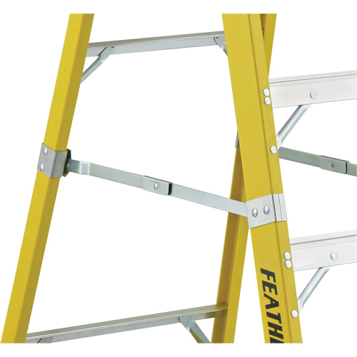 Industrial Heavy-Duty Platform Stepladders (6500 Series), 6', 300 lbs. Cap. WestPier