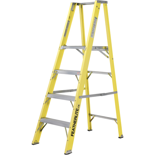 Industrial Heavy-Duty Platform Stepladders (6500 Series), 8', 300 lbs. Cap. WestPier