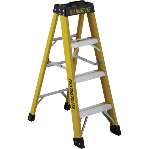 Industrial Heavy-Duty Stepladders (6900 Series), 4', Fibreglass, 300 lbs. Capacity, Type 1A WestPier