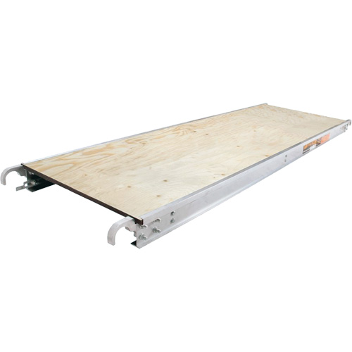 Plateformes de travail - Plancher en contreplaqu&eacute;, Bois, 7' lo x 24" la WestPier