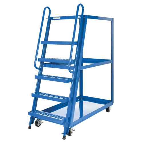 Chariot &agrave; cueillette, Acier, 27-7/8" la x 56-1/8" p, 3 tablettes, Capacit&eacute; 1000 lb WestPier