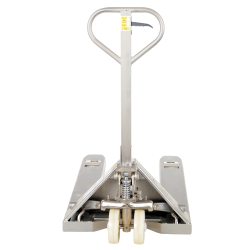 Pallet Truck, Stainless Steel, 48" L x 27" W, 5500 lbs. Capacity WestPier
