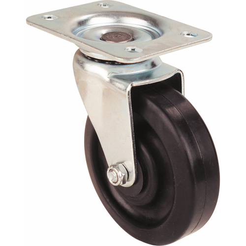 Light-Duty Caster, Swivel, 3" (76 mm), Polyolefin, 250 lbs. (113 kg.) WestPier