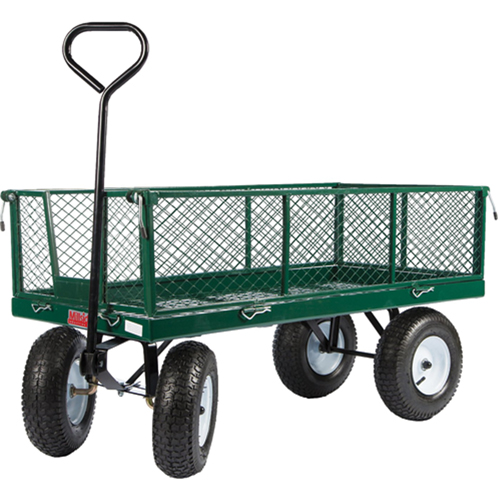 Wagons With Fold-Down Racks, 24" W x 48" L, 800 lbs. Capacity WestPier