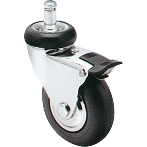 Comfort Roll Caster, Swivel with Brake, 2" (51 mm) Dia., 125 lbs. (57 kg.) Capacity WestPier