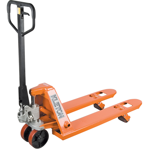 Transpalette manuel robuste, Acier, 42" lo x 20,5" la, Capacit&eacute; 5500 lb WestPier