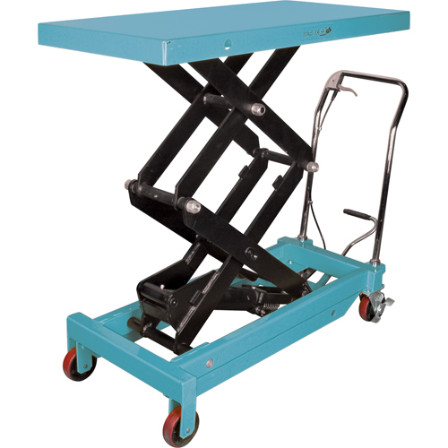 Table &eacute;l&eacute;vatrice robuste &agrave; ciseaux hydraulique, 48" lo x 24" la, Acier, Capacit&eacute; 1545 lb WestPier