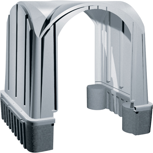 Outdoor Poly Shelters, 2 Walls, 7' L x 6' W x 7' H WestPier