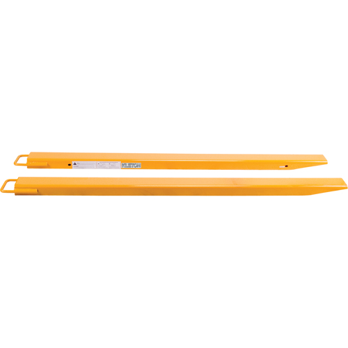 Rallonges de fourches, 72" l x 5" la, Pour des largeurs de fourches 4" WestPier