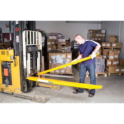 Rallonges de fourches, 72" l x 5" la, Pour des largeurs de fourches 4" WestPier